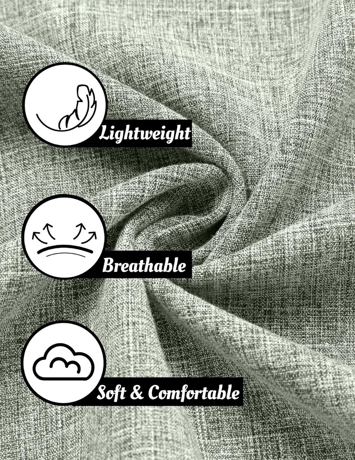 Men's Linen Shirts Short Sleeve Casual Shirts Button Down Shirt for Men Beach Summer Wedding Shirt