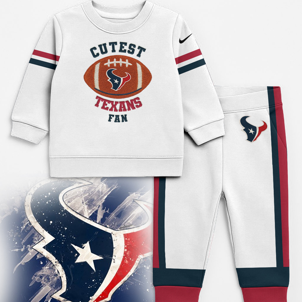 Houston Texans | Premium NFL Unisex Kid Shirt and Sweatpants Set HI