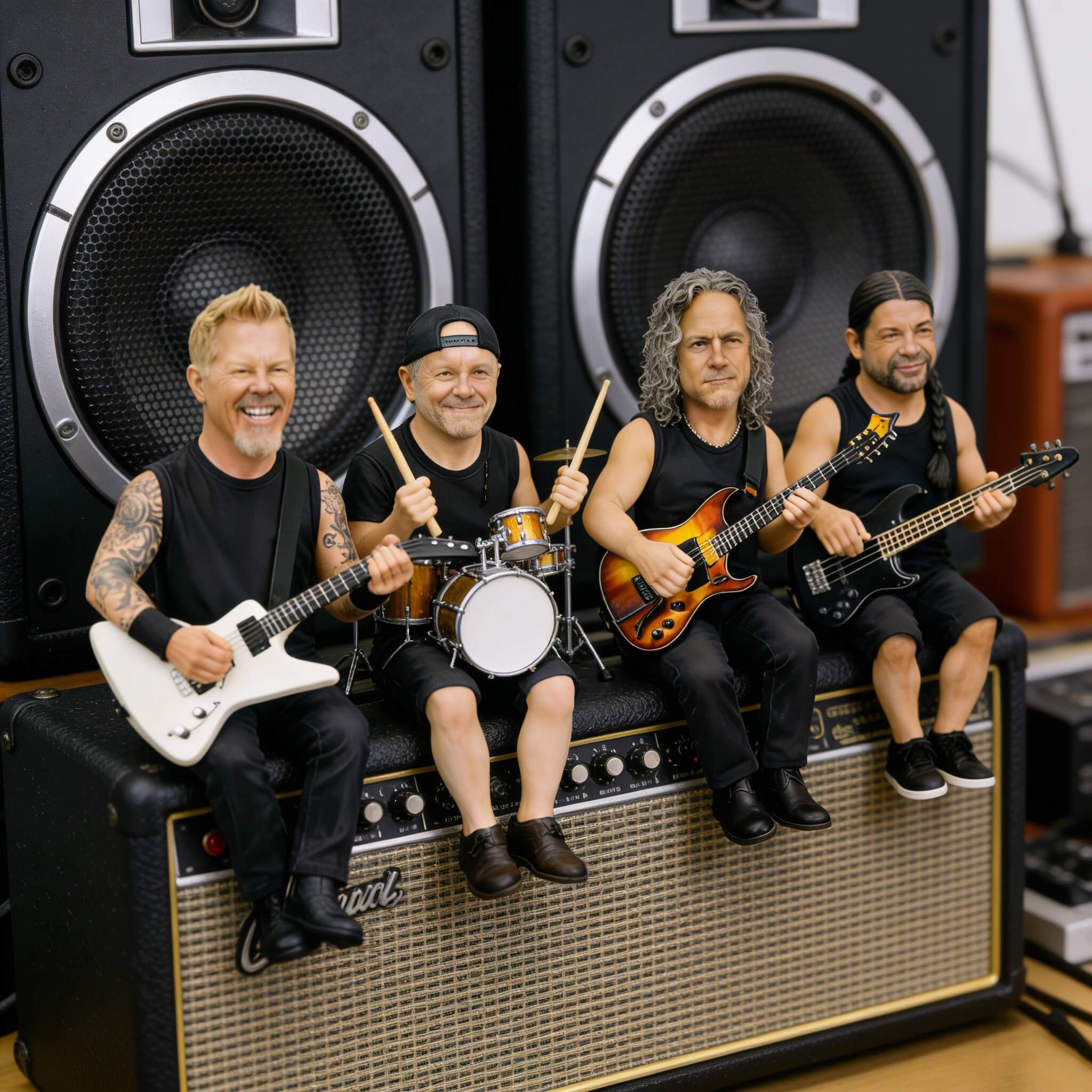 Metal Legends Desk Companion Figure Set