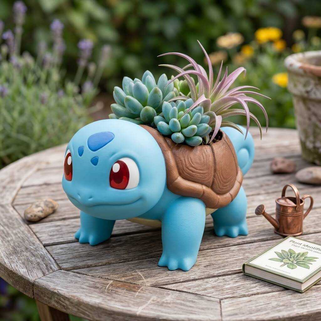 Pokémon Squirtle Succulent Planter Pot - Cute Plant Pot