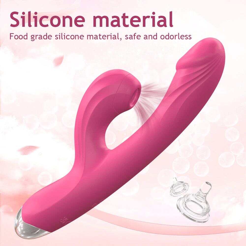 Rabbit Sucker G-Spot Vibrator – 20 Modes, Clit & Vagina Stimulator