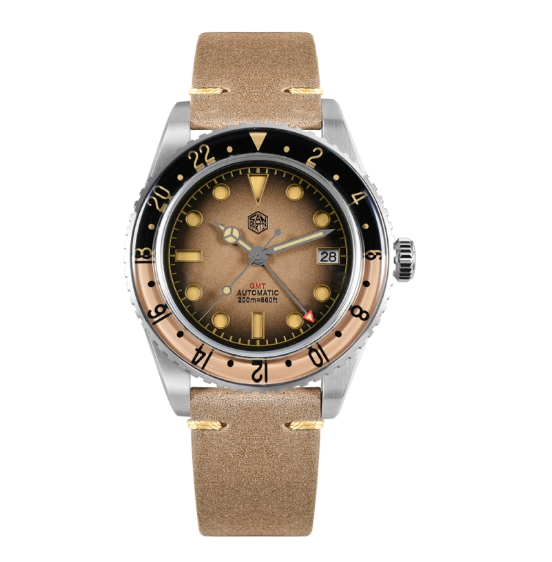 Auto Watch Power Display THg5521231 Automatic Tiger Iron Dial Two-Tone Jubilee