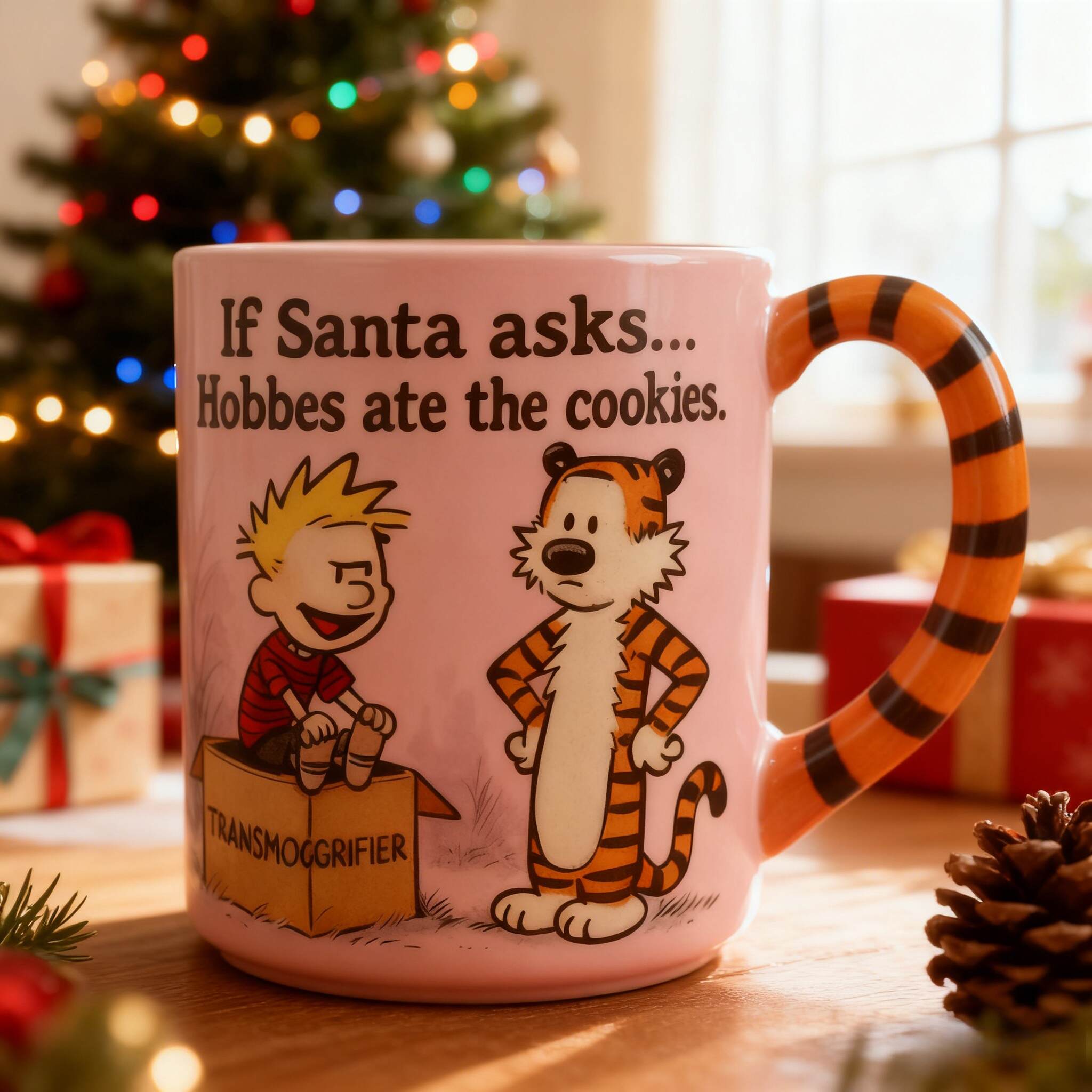 Calvin & Hobbes Holiday Mischief Mug
