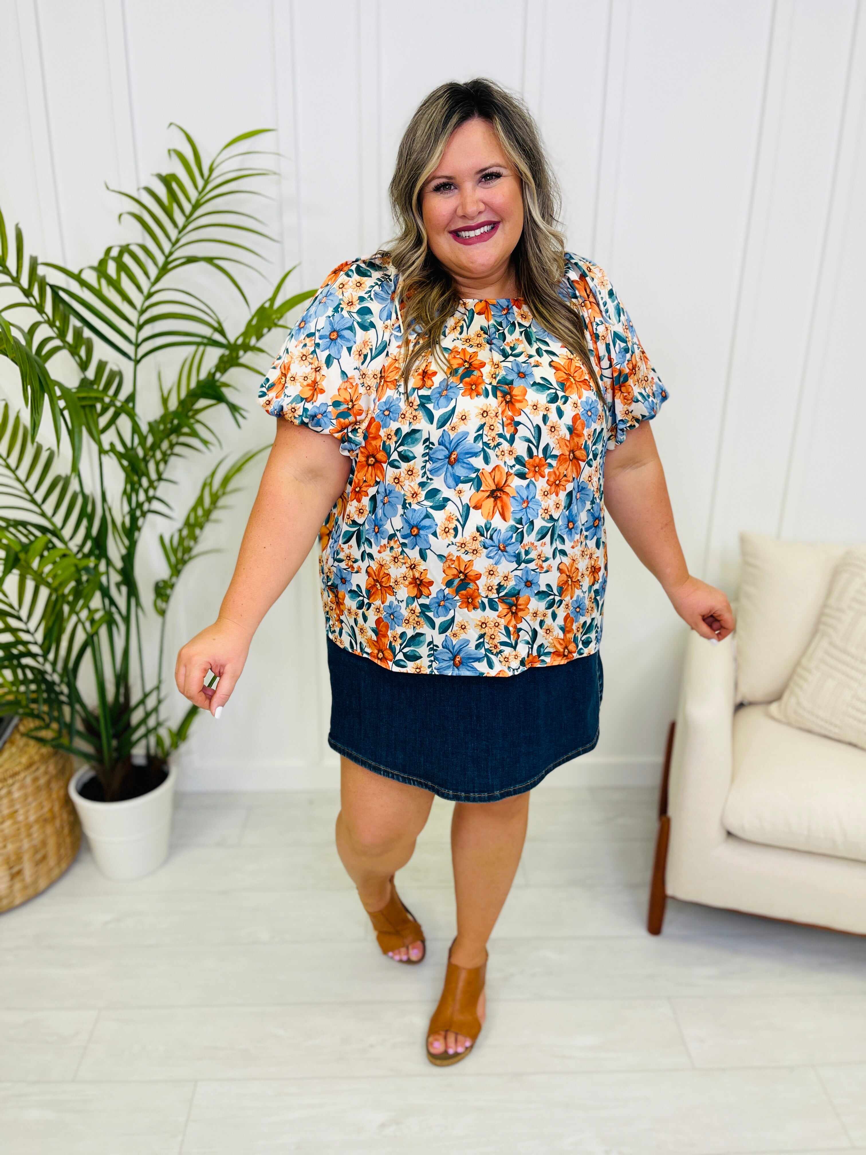 PLUS/REG Clean Slate Denim Skort