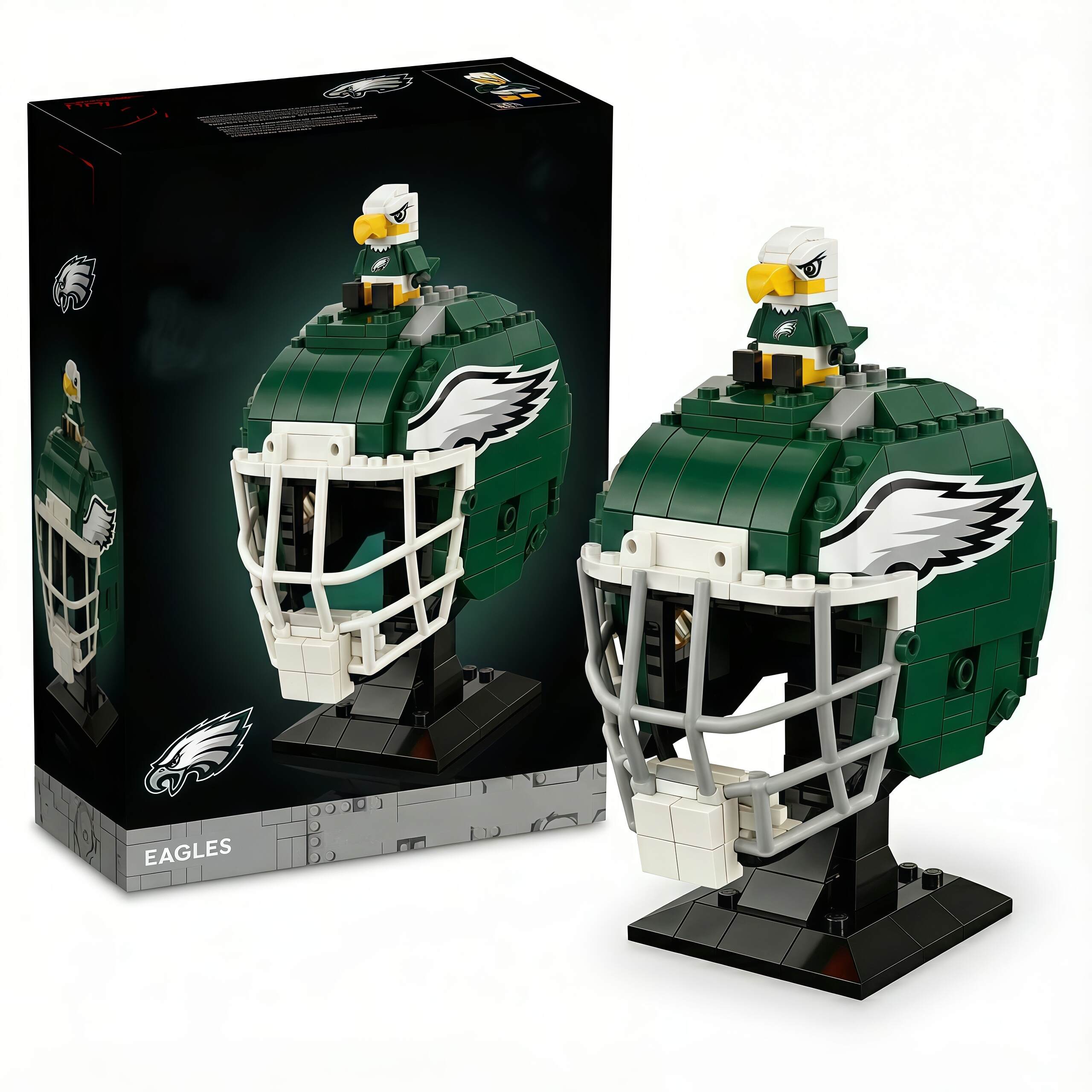 American Pro Football Brick Helmet Collector Brick Set