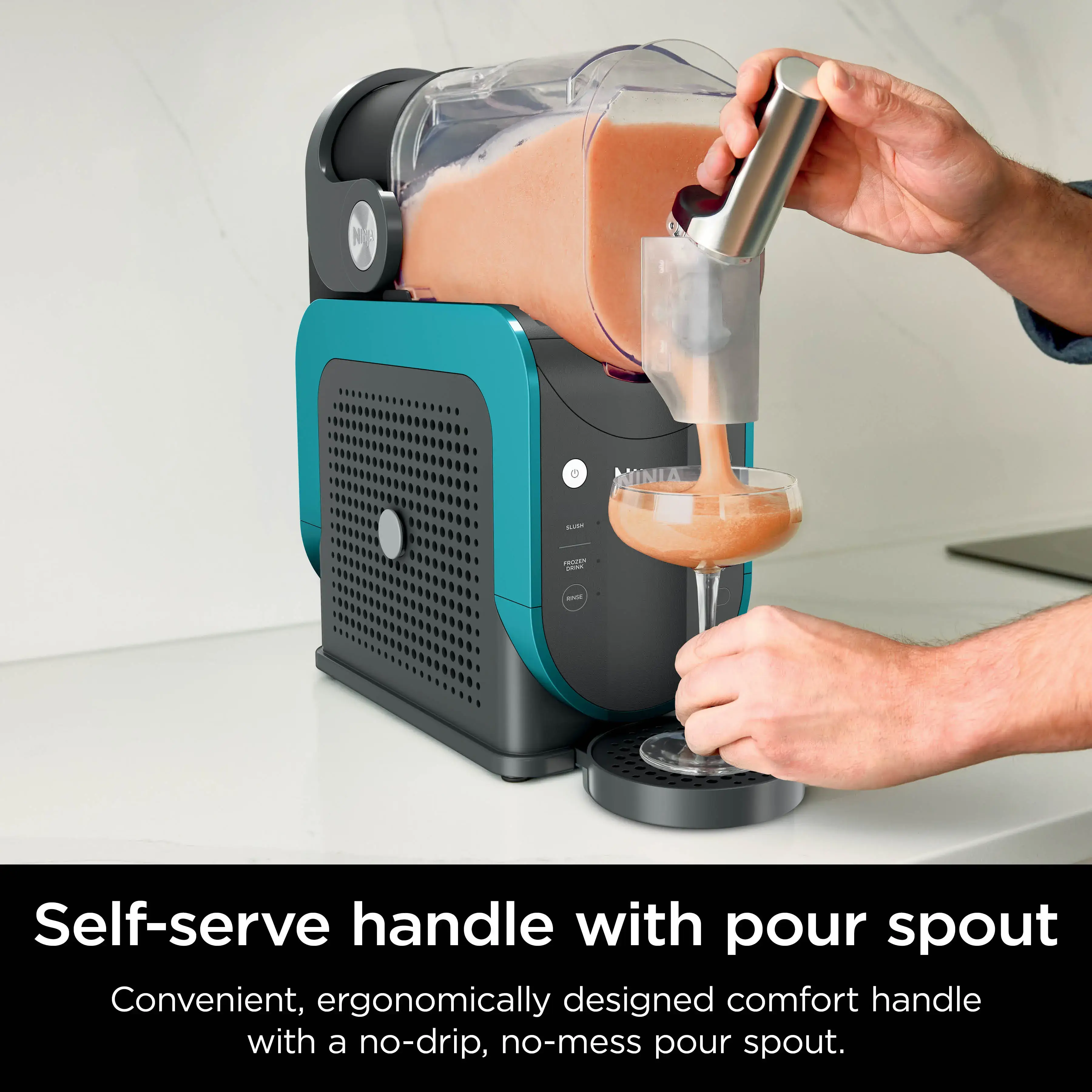 Professional Frozen Drink Maker with RapidChill Technology, 88 oz. Frozen Drink & Slushie Machine, 2 Preset Programs, Frozen Margaritas, and More -  FS299