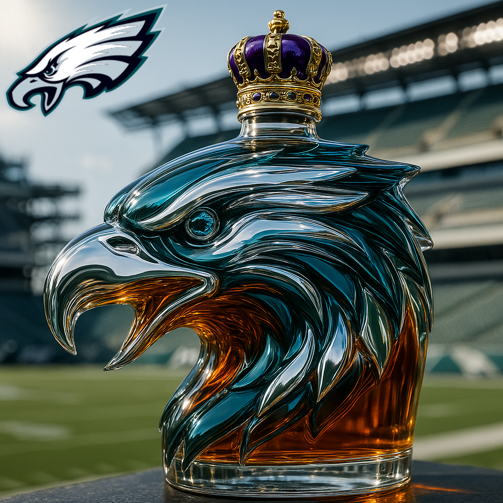 Philadelphia Eagles Limited Edition Whisky Bottle