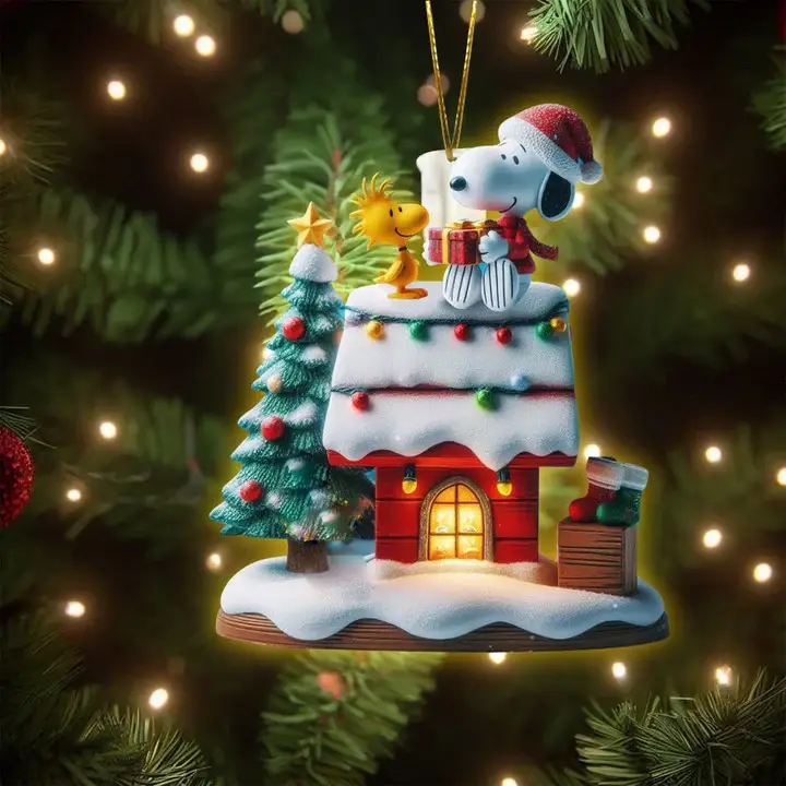 Charlie Brown & Snooopy Peanuts Christmas  Ornaments
