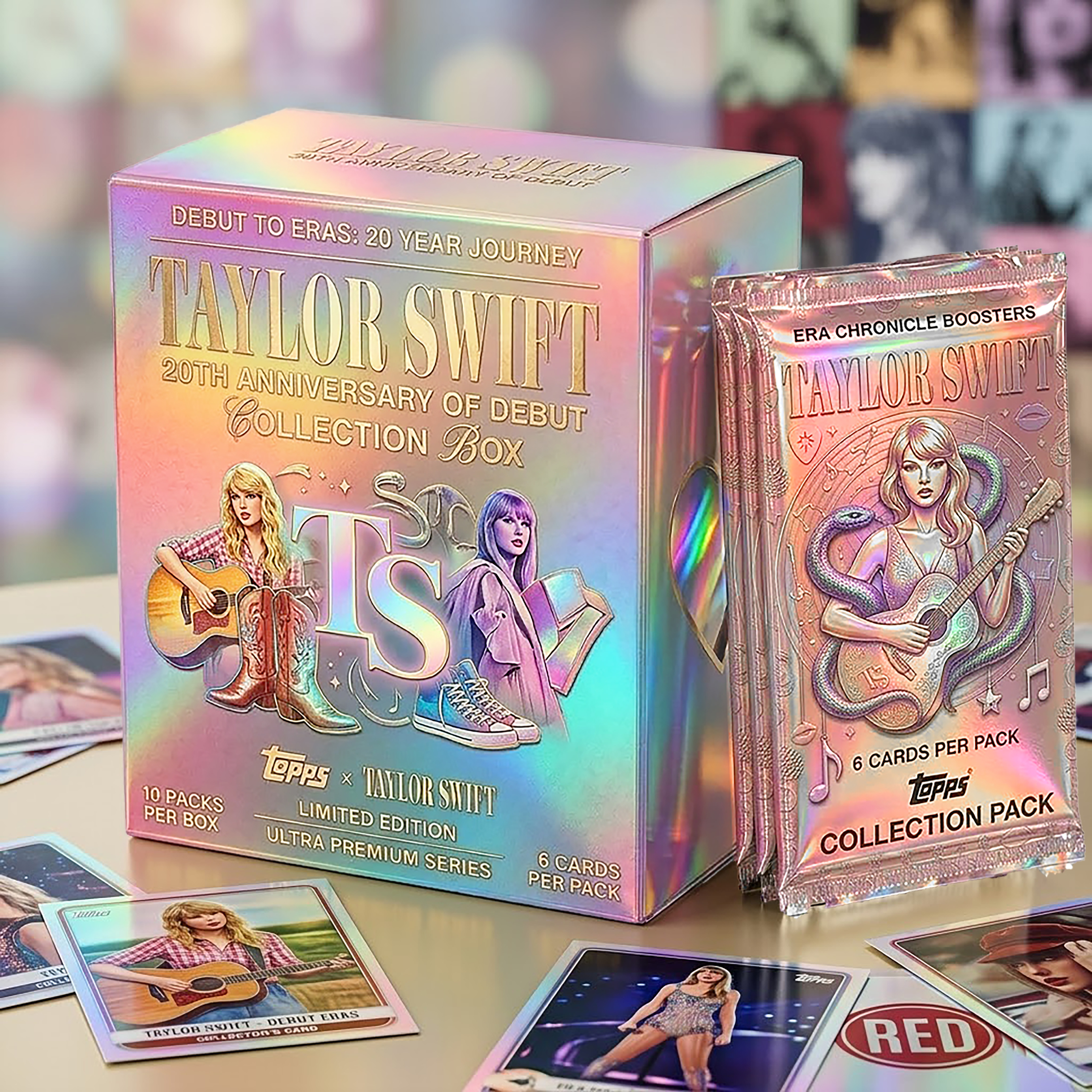🎤 Taylor Swift 20th: Eras Legacy Cards – Ultra Premium Collection