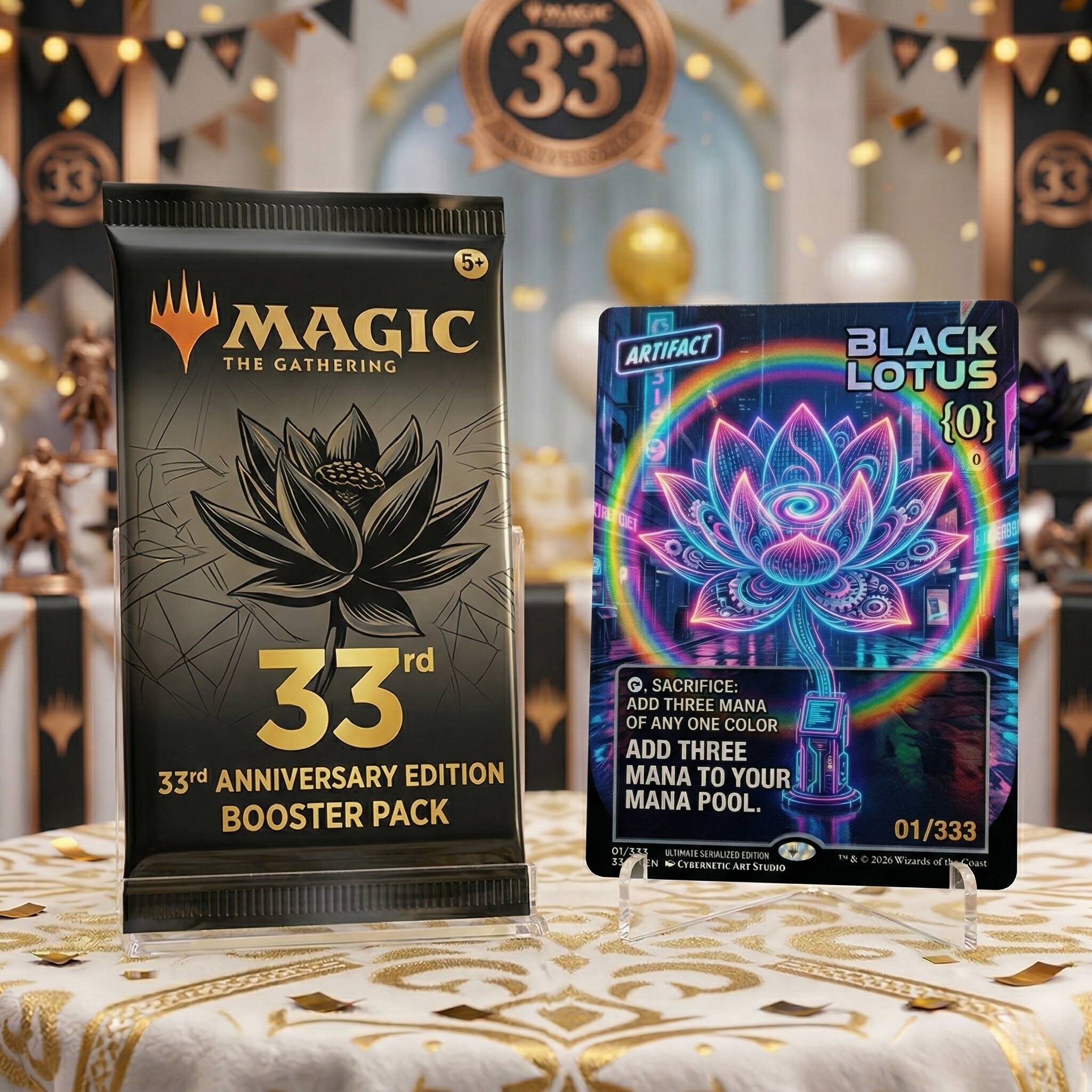 Magic The Gathering 33rd Anniversary Collector’s Edition Cards！