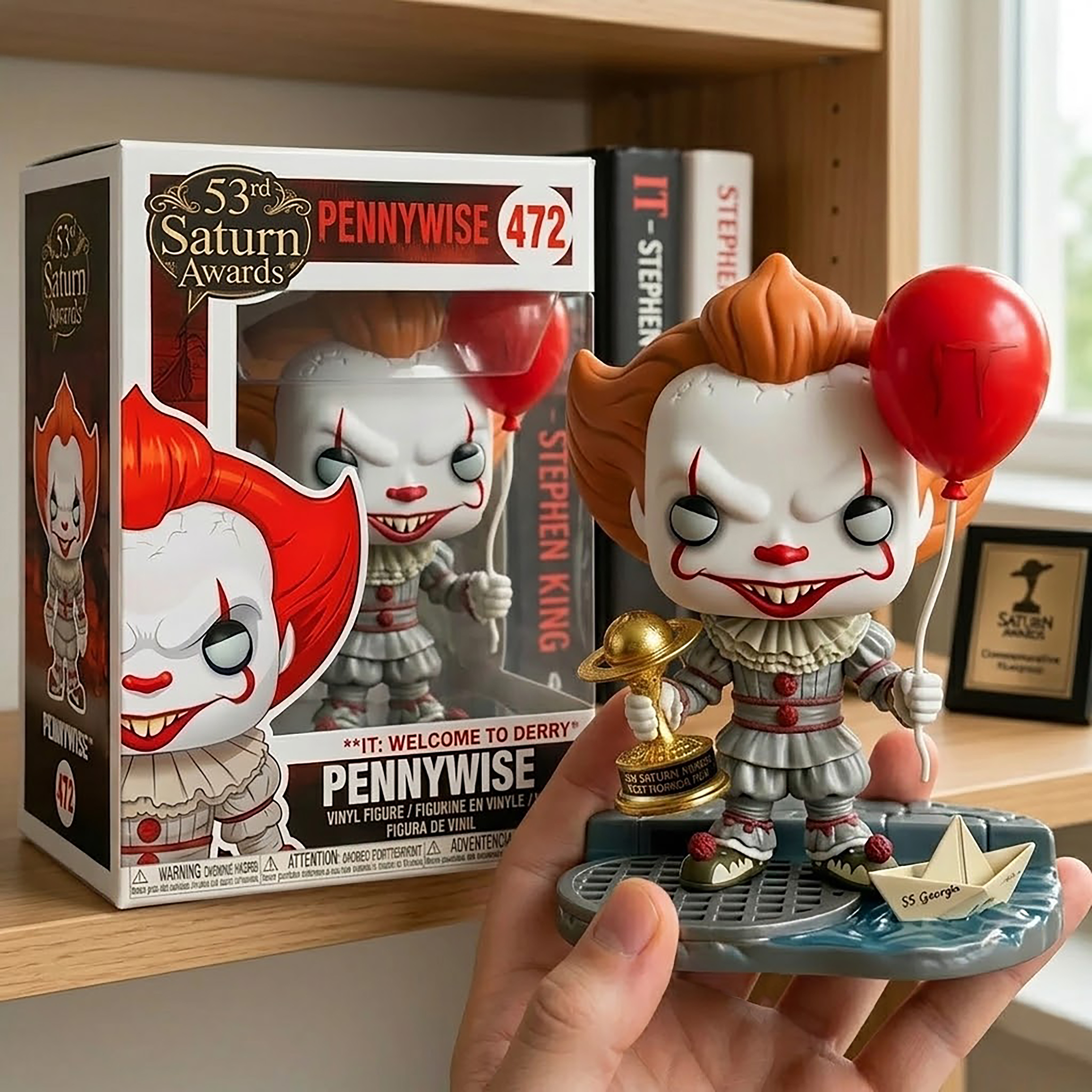 🎈Pennywise  “Welcome to Derry” 53rd Saturn Awards Collector Edition Figure