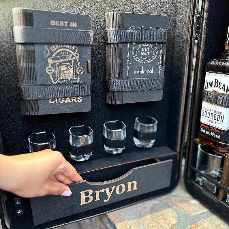 20 L Jerry Can Mini Bar, With Bluetooth Speaker, Custom Fuel Bar, Home Mini Bar, Handmade Travel Bar, Gift For Him, For Christmas, For Dad