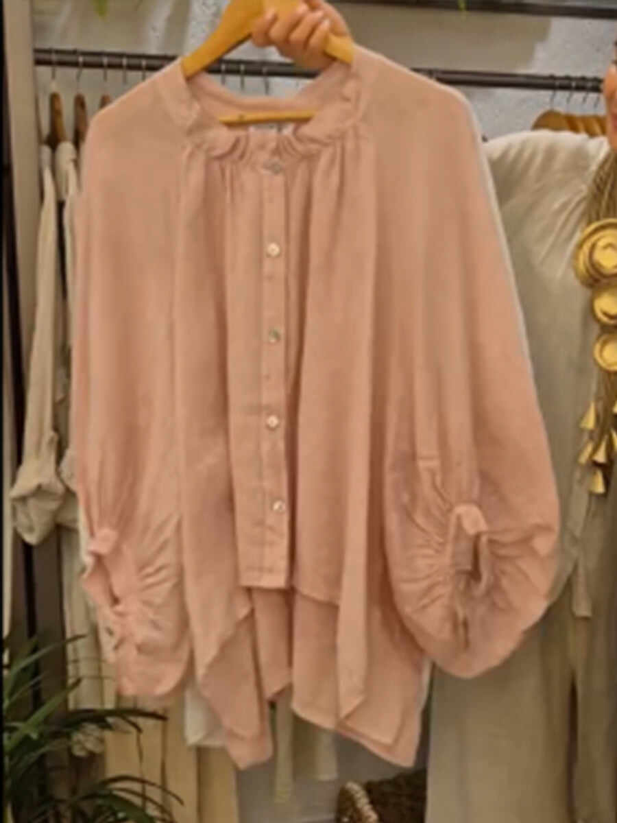 🔥Summer Arrivals🌟Casual Loose Linen And Cotton Shirts