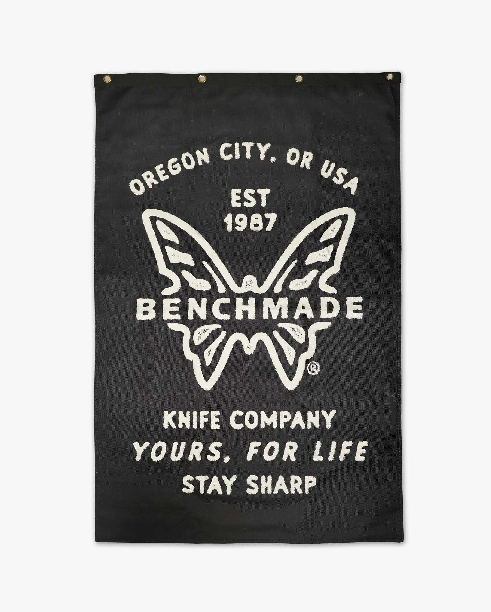 Benchmade Logo Garage Banner | Black