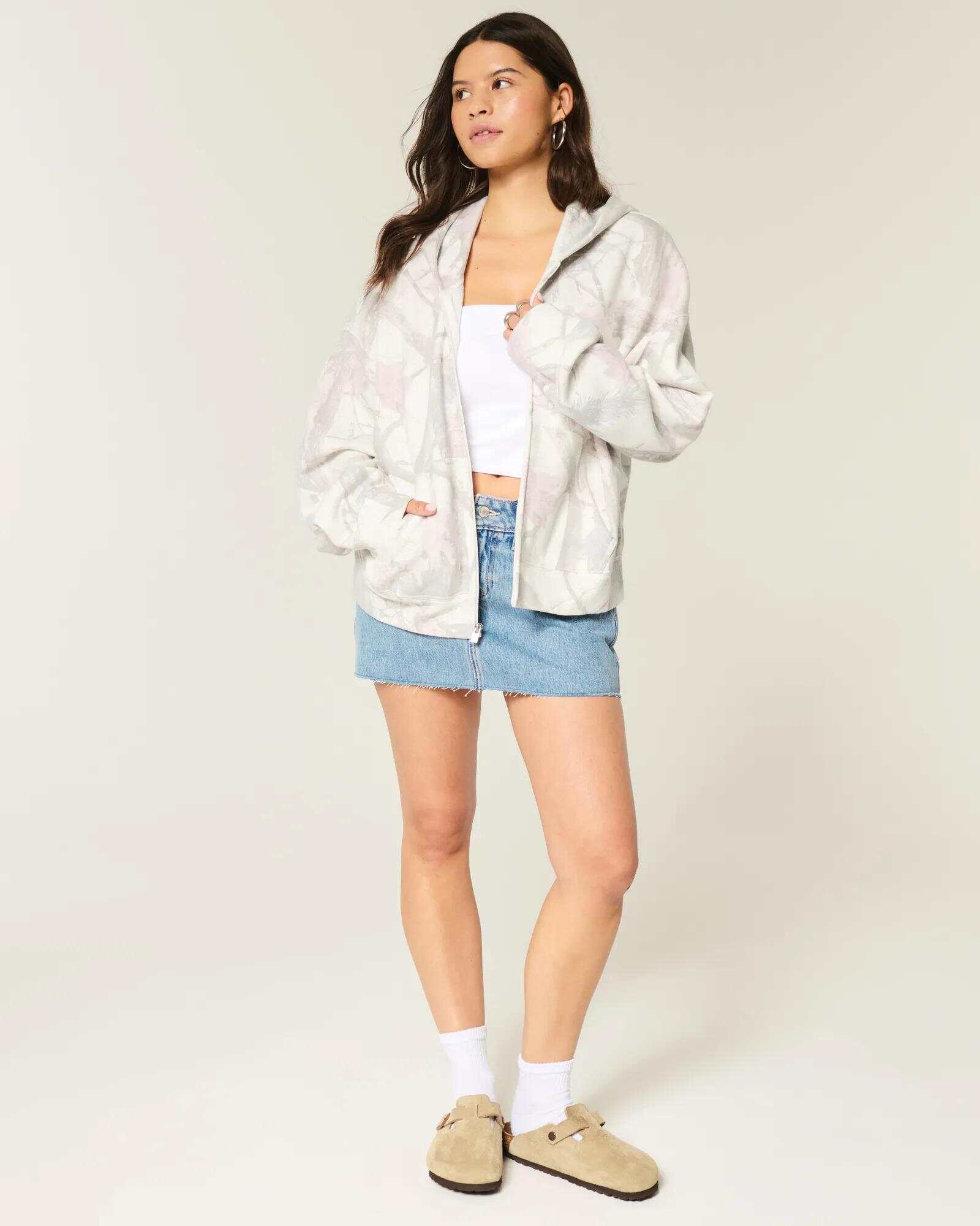 Oversized Zip-Up Hoodie