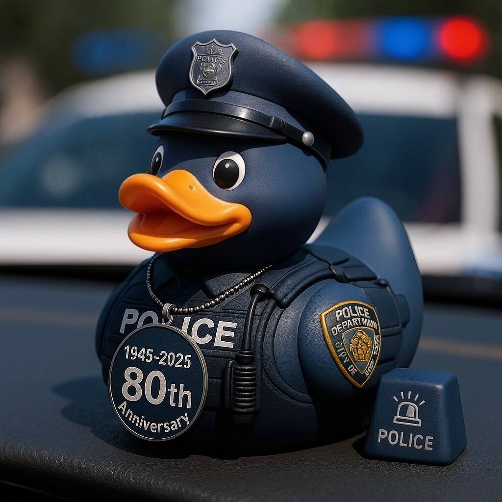 NYPD 80th Anniversary Duck