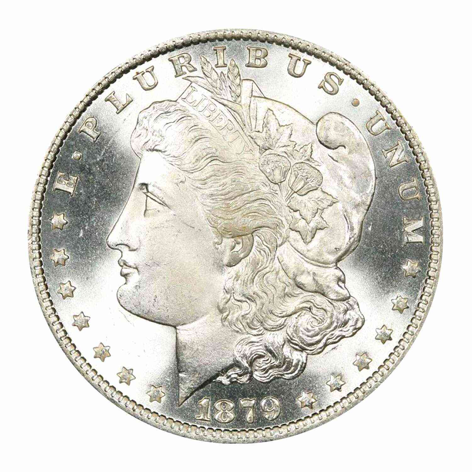 1879 S Morgan Commemorative Silver Dollar Brilliant Uncirculated (BU)