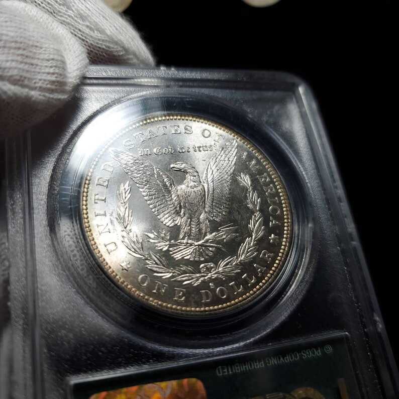 1882  S  MS 64  Silver Morgan Dollar- PCGS  Silver  Coin . Beautiful Color  Lot # 262