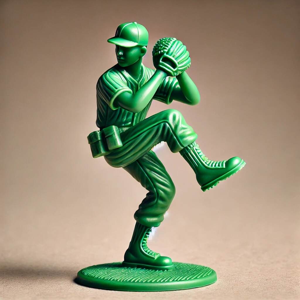 Green Army Men - Baseball Set