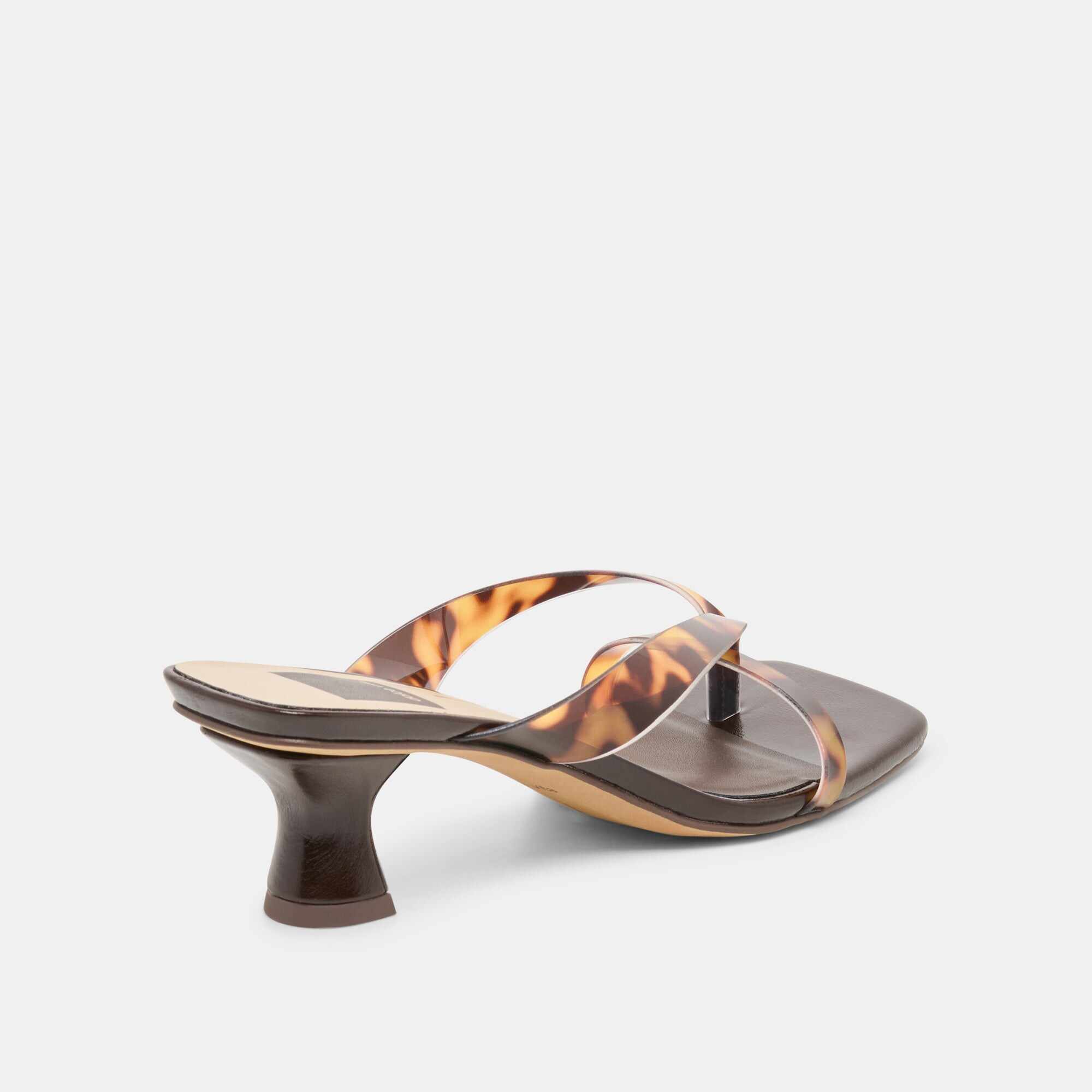 BREVEL VINYL HEELS TORTOISE JELLY