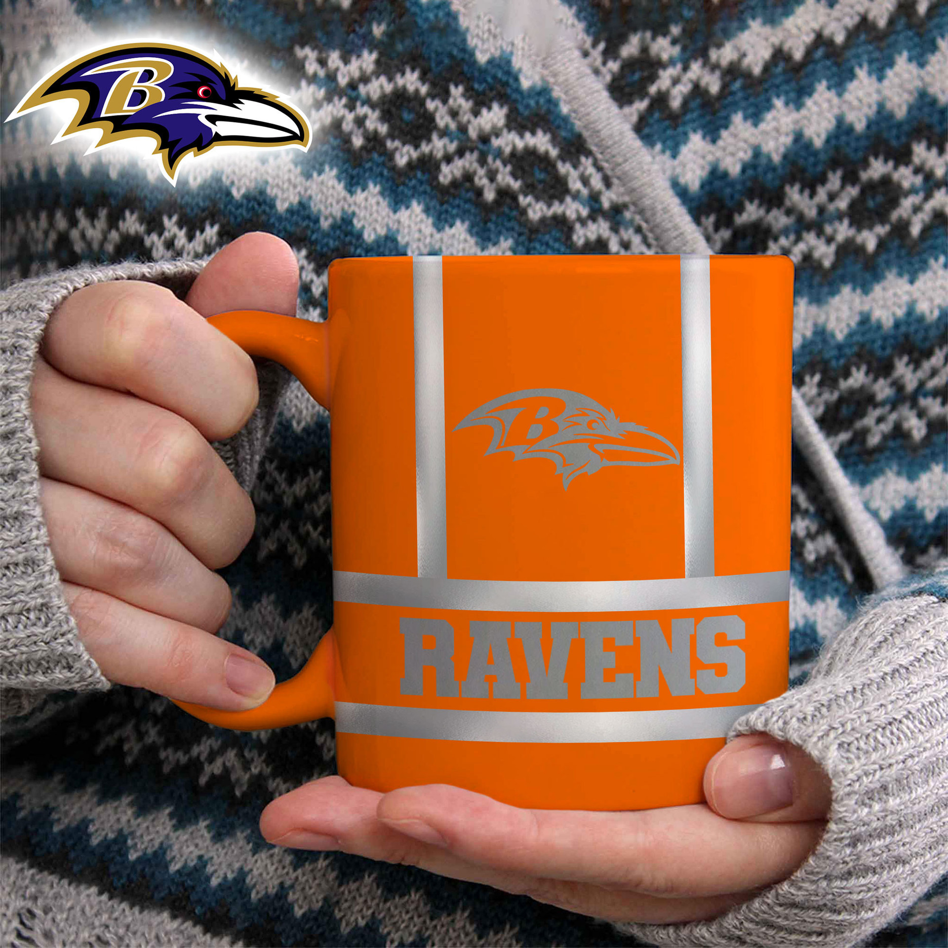 Baltimore Ravens | Premium NFL High Visibility Ceramic Mug HI
