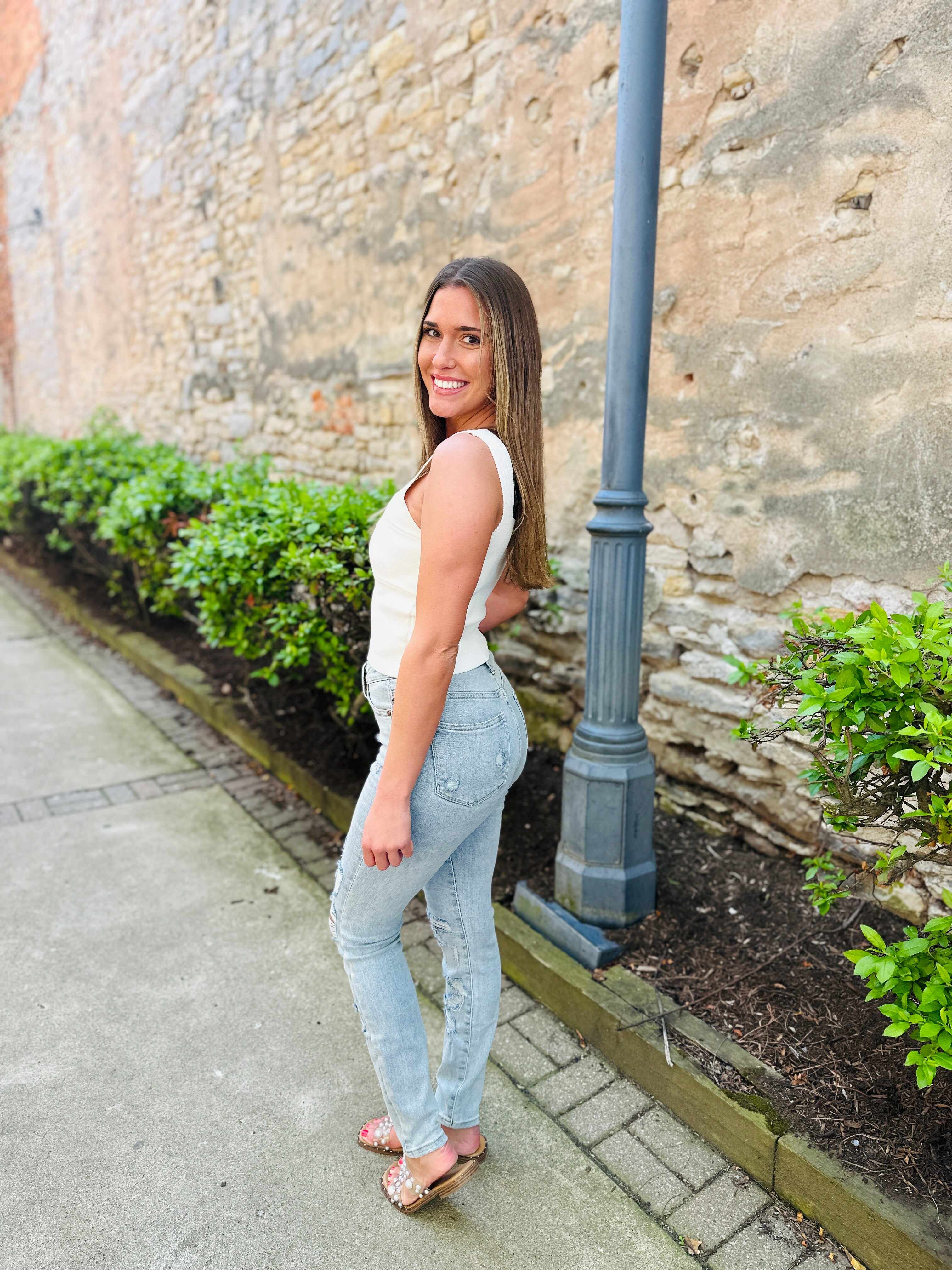 Tummy Control Skinny Jeans in Reg/Curvy Always in Control Restock