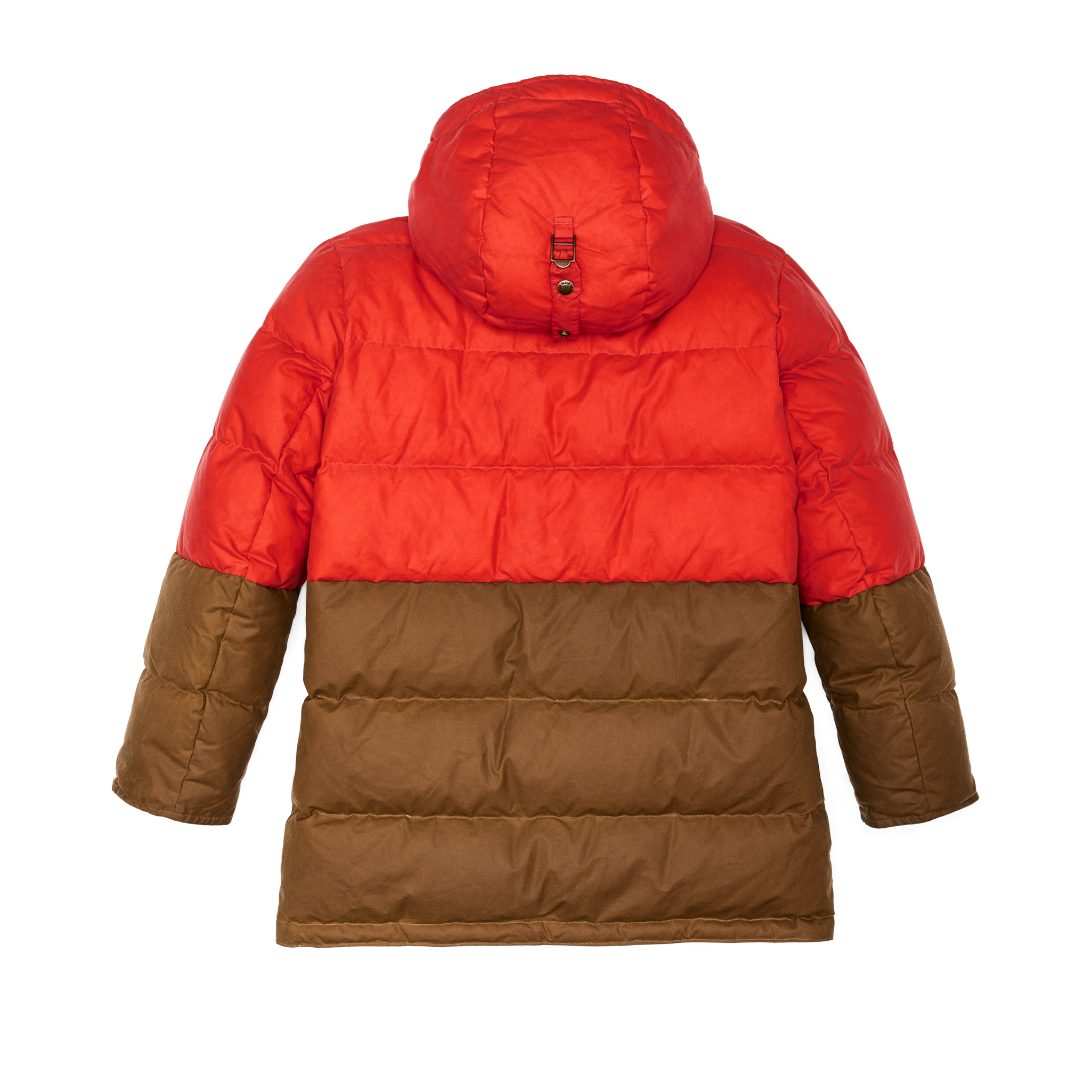 Women's Waxed Down Parka - Dark Tan / Campfire