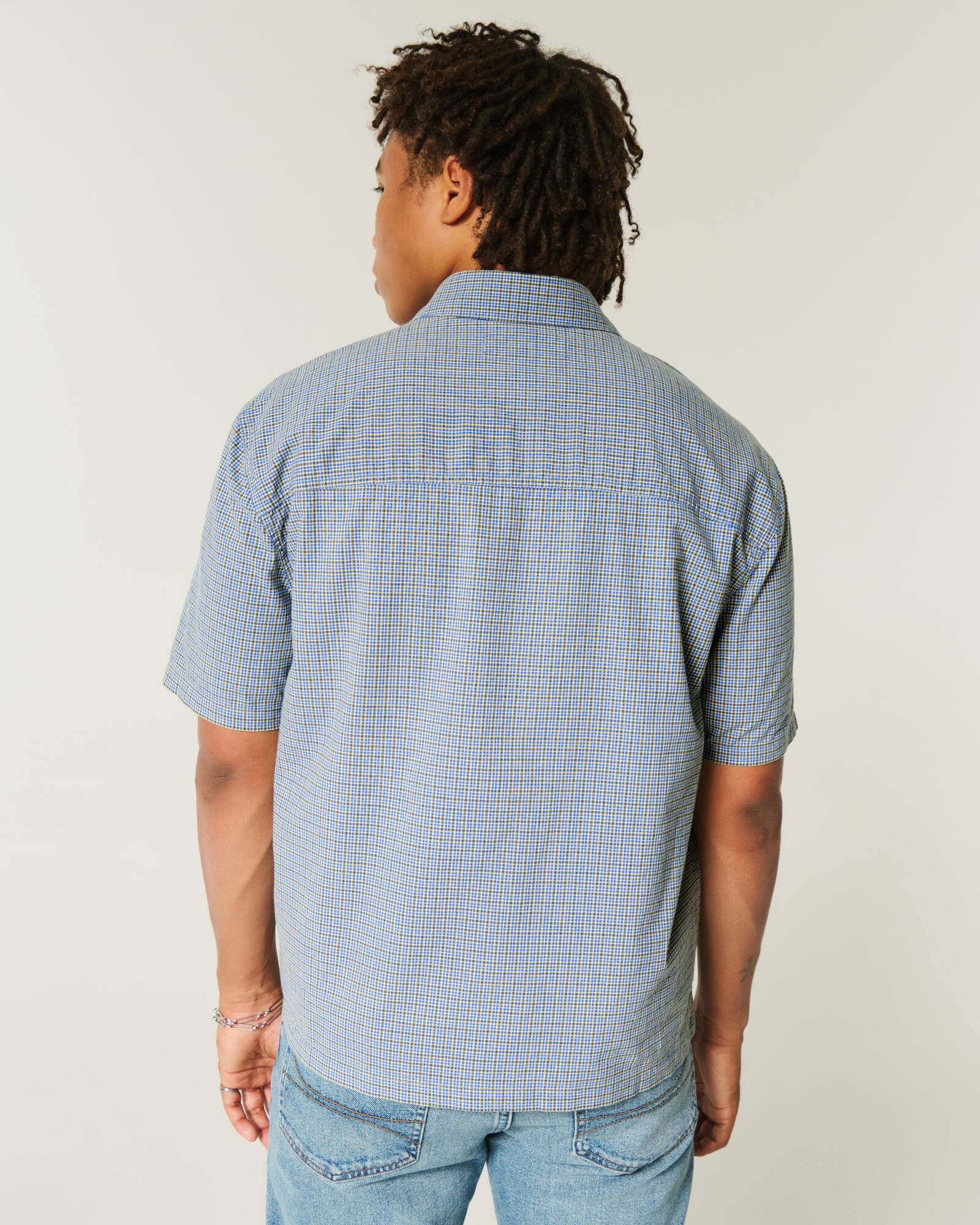 Boxy Short-Sleeve Cherry Graphic Shirt