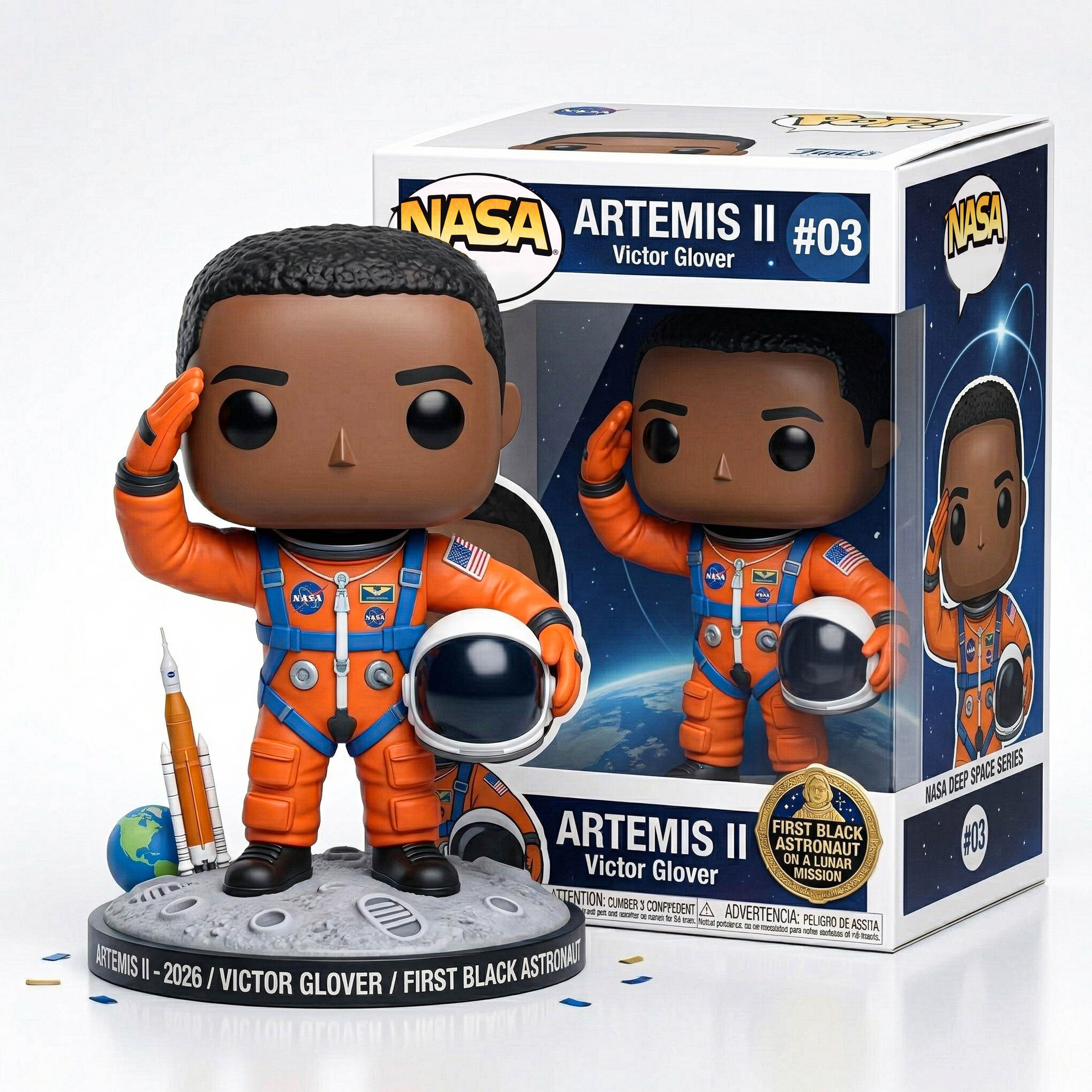 NASA Artemis II 4-Pack POP Collector Set - Limited Edition 2026 Mission 🚀🌕