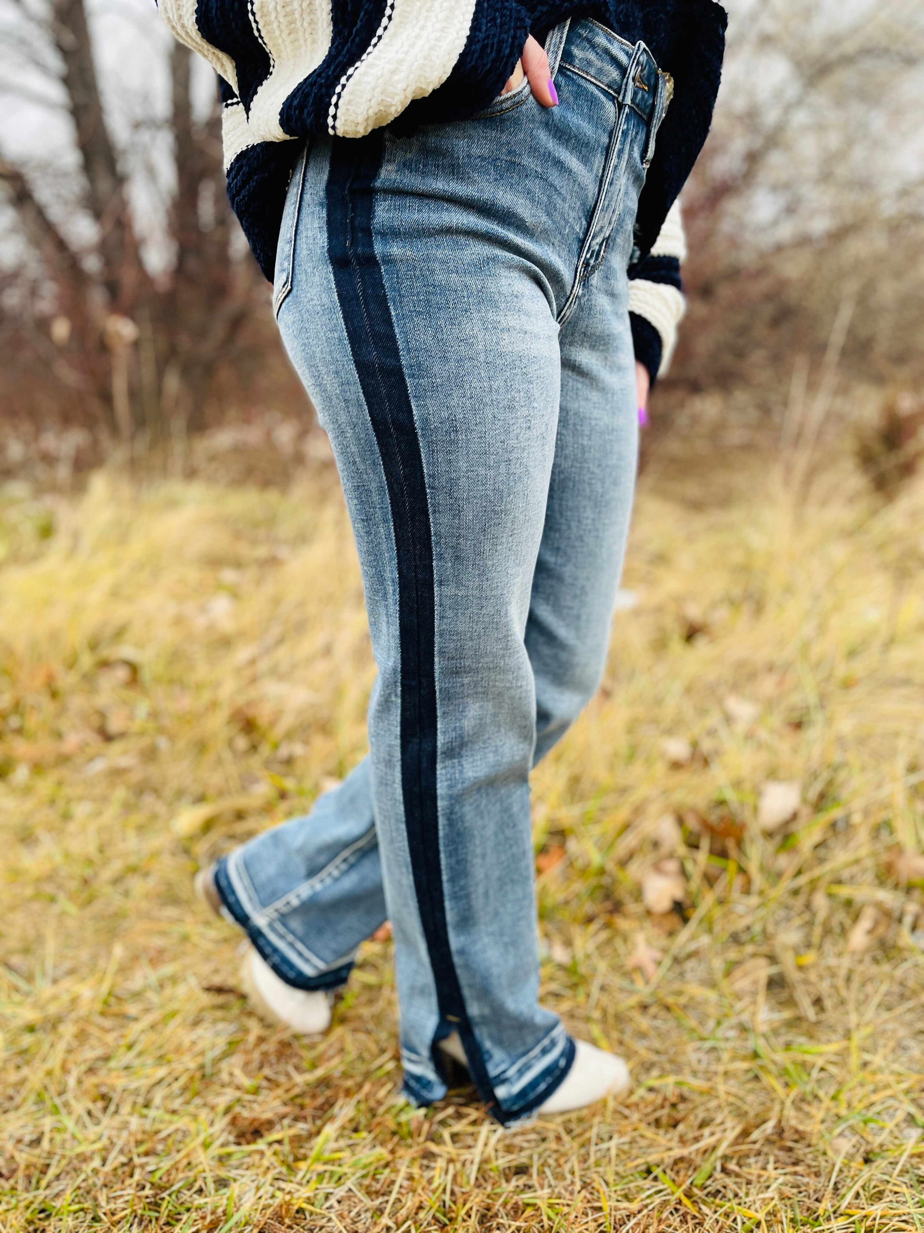 Plus/Reg My Good Side Straight Jean
