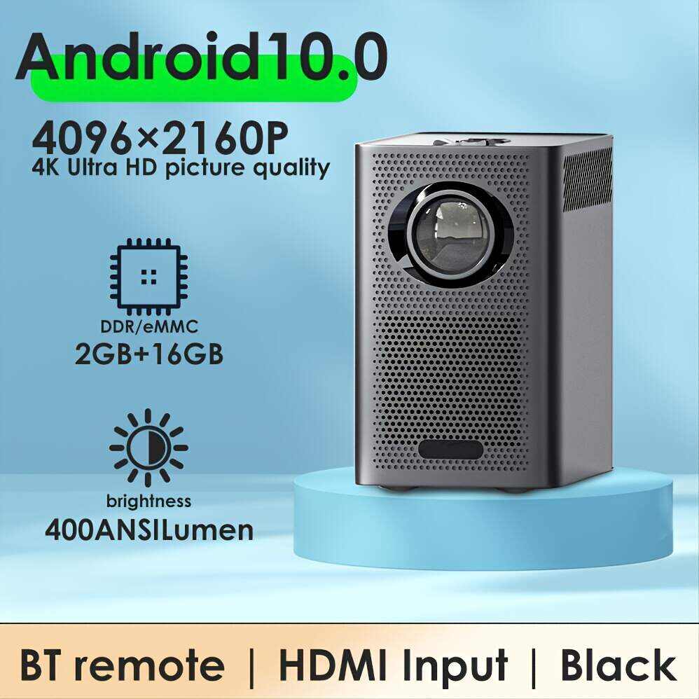 1pc Mini & Smart Portable Movie Projector With WiFi, Compatible With IOS/Android/HDMI/USB