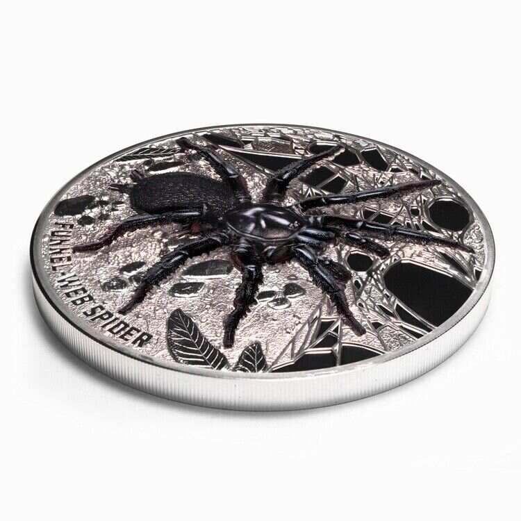 Australia's Funnel-Web Spider 2023 $10 Ultra High Relief 5oz Silver Proof Coin