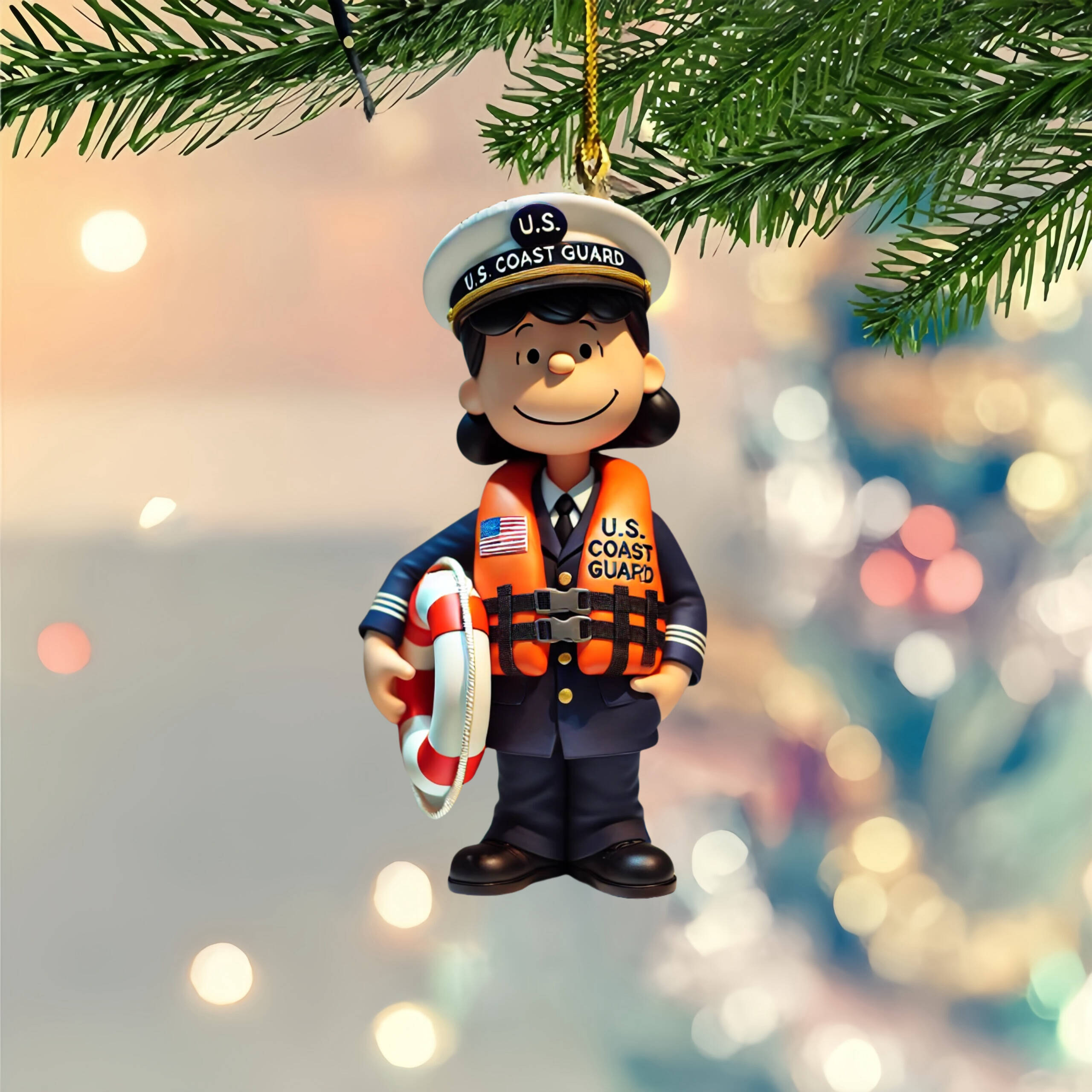 🔥LAST DAY 50% OFF- 🎖️Veteran Tribute Snooopy & lucy Ornaments