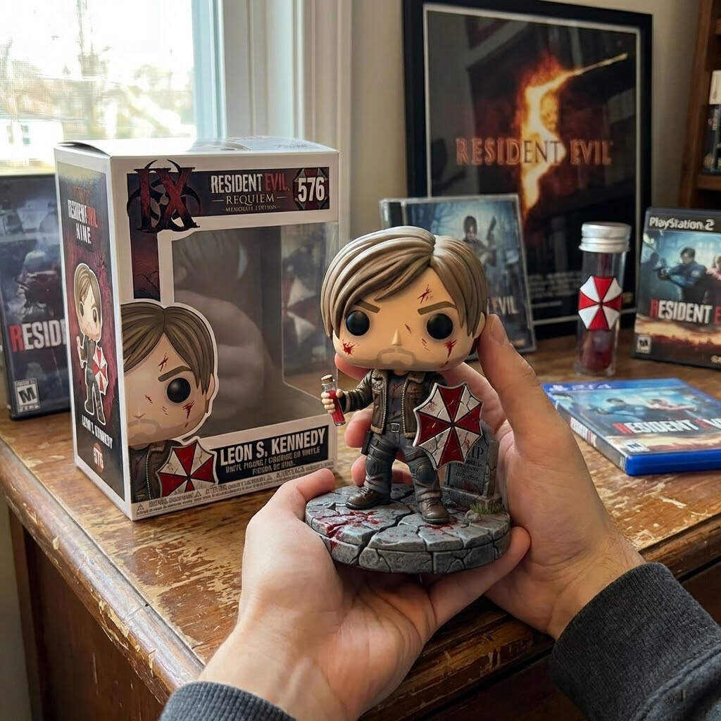 🧟Resident Evil Inspired Leon Memorial Edition Vinyl Figure