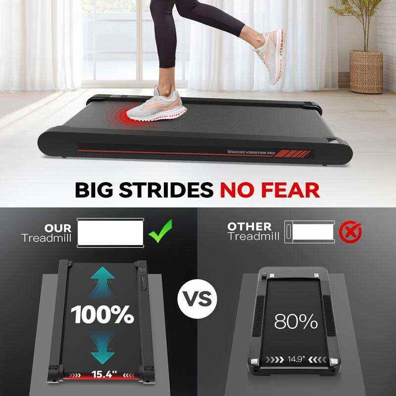 Walking Vibration Pad P1,Vibrating Plate, Remote Control & APP, Lightweight Under Desk Treadmills For Home & Office,Servo Motor Technology, 3 in 1 Portable Walking Pad Treadmill, 22 Lbs Fitness Equipment