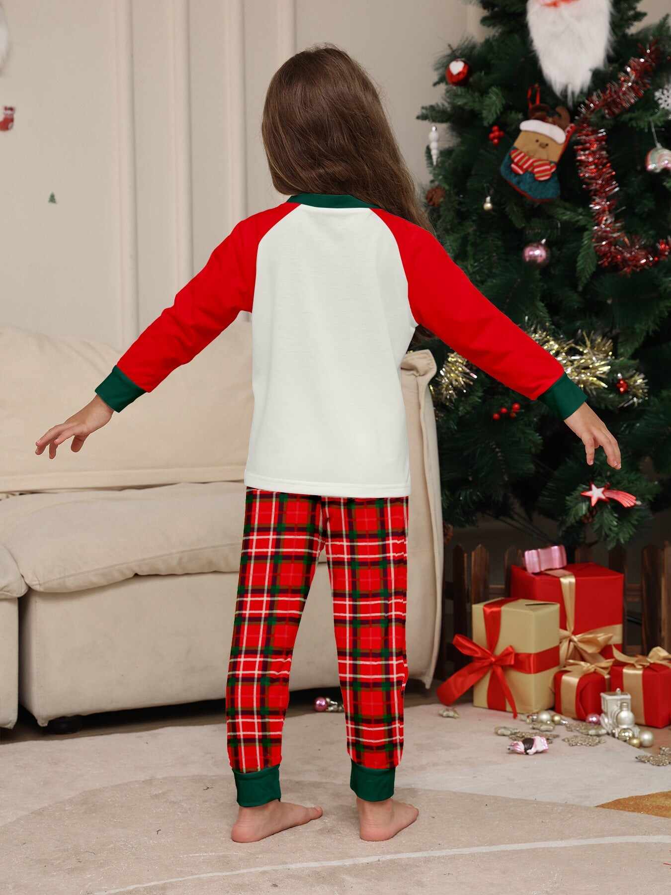 Christmas Tree Printed Family Matching Christmas Pajamas Sets