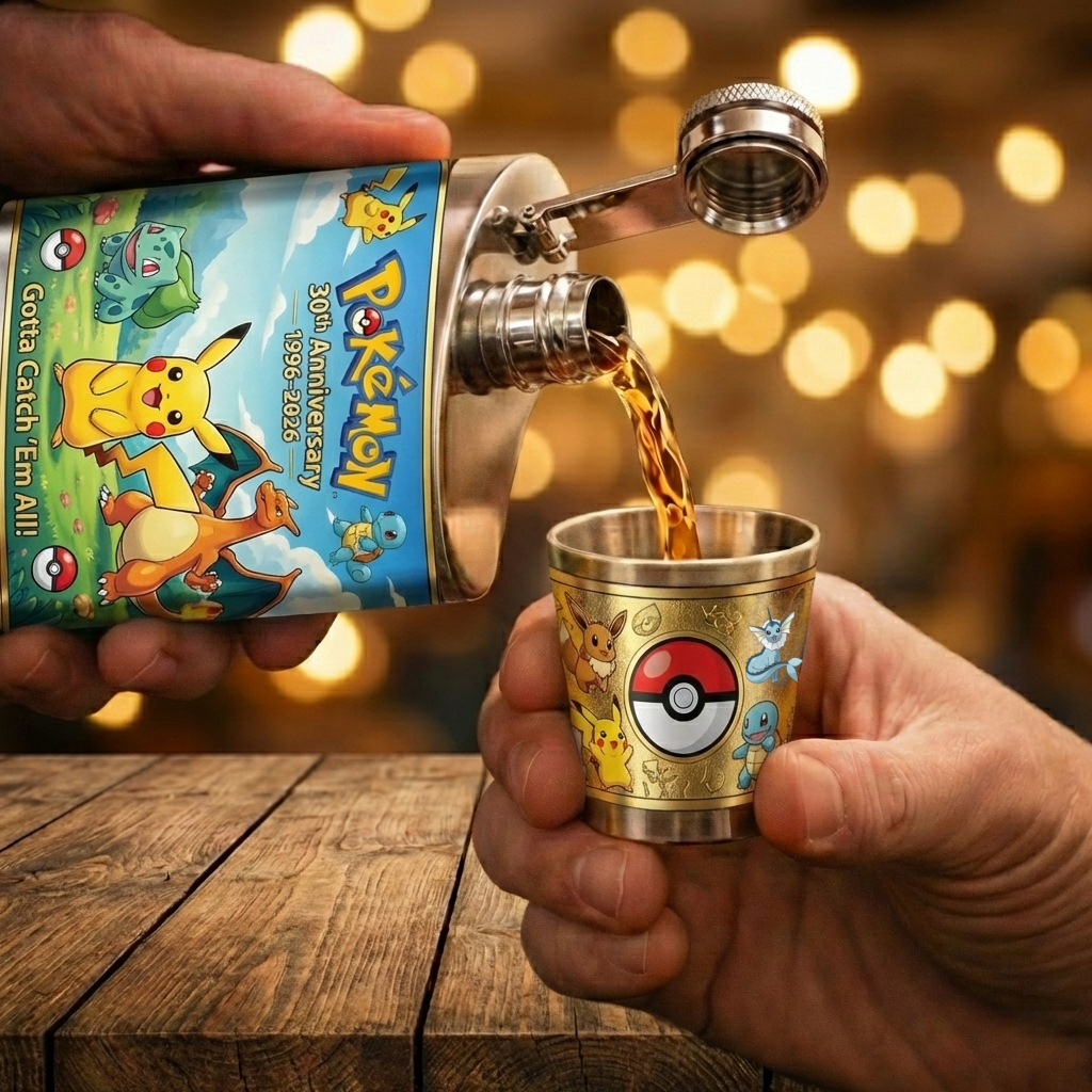 Pokémon 30th Anniversary Flask Gift Set
