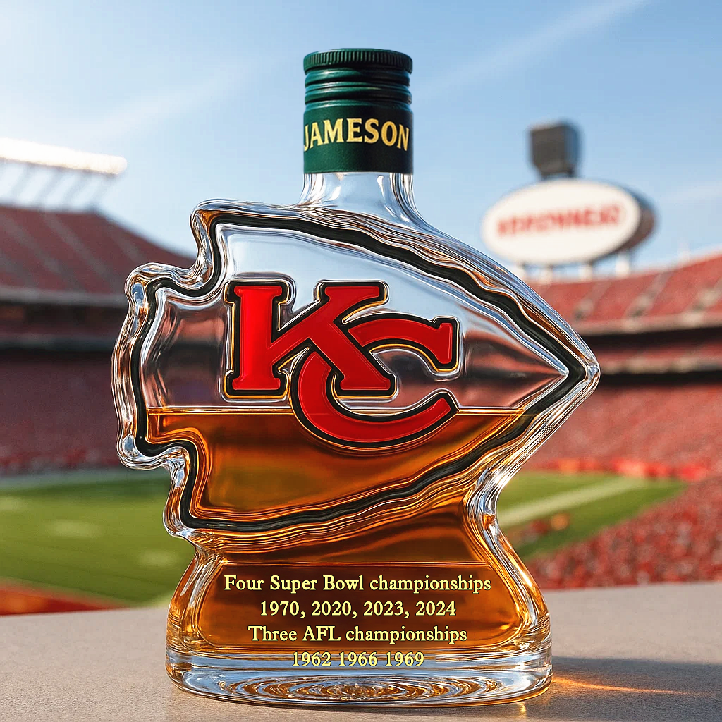 Kansas City Chiefs Honor Whiskey Bottle