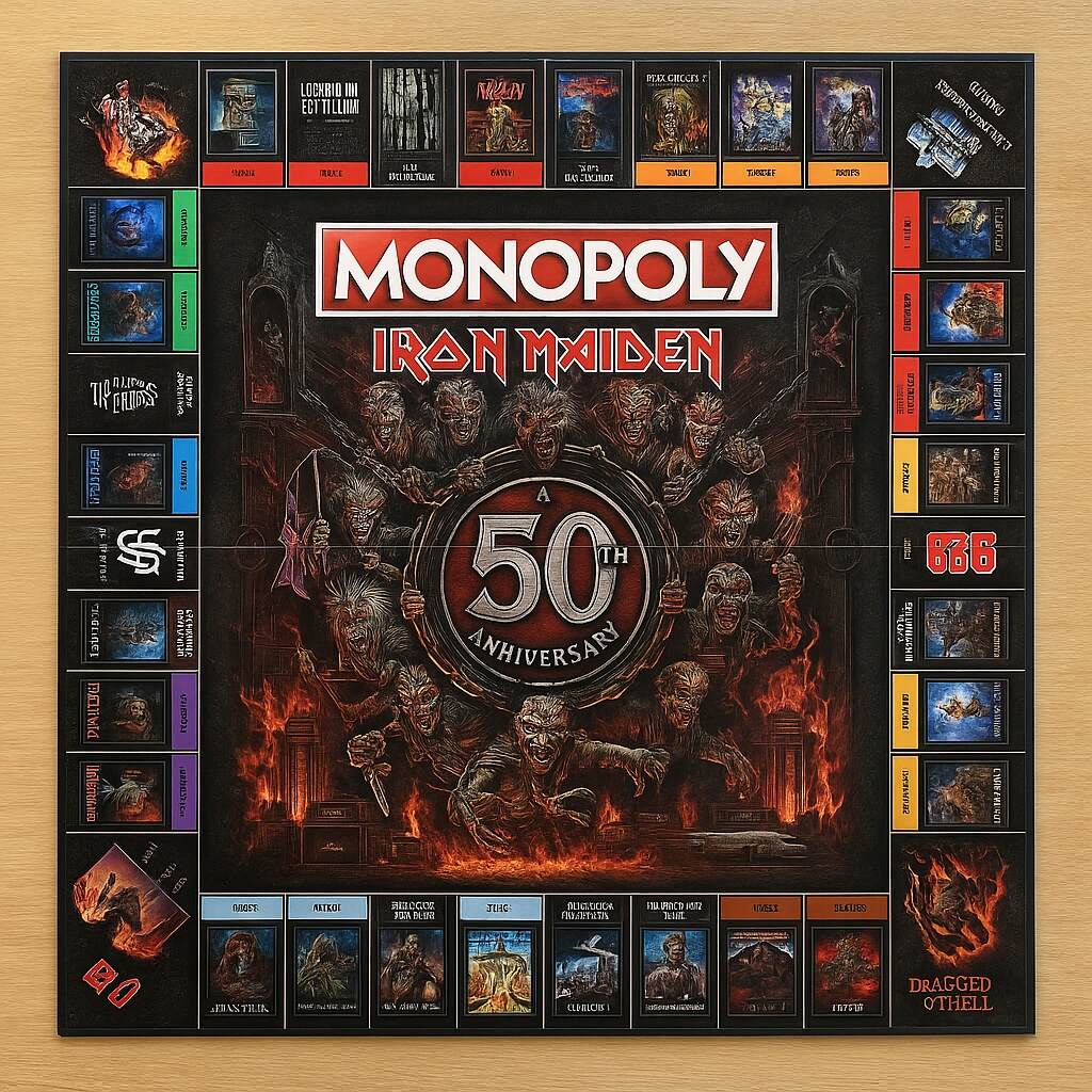Monopoly: Iron Maiden 50th Anniversary Edition