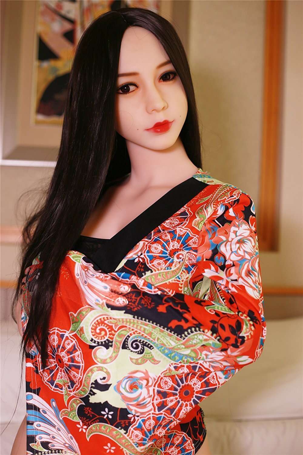 #056-N TPE Real-life Japanese Sex Doll Head Only