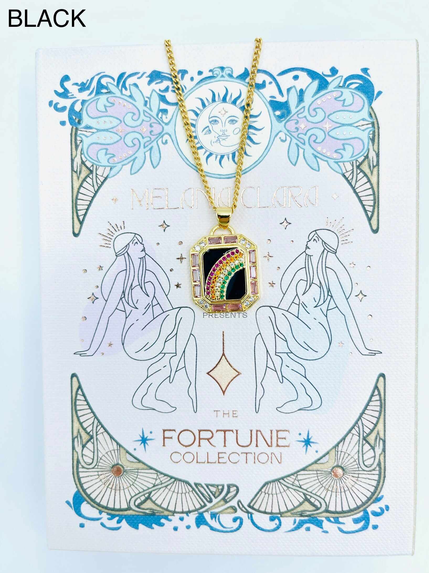Melania Clara Fantasy Rainbow Necklace-MULTIPLE COLORS!