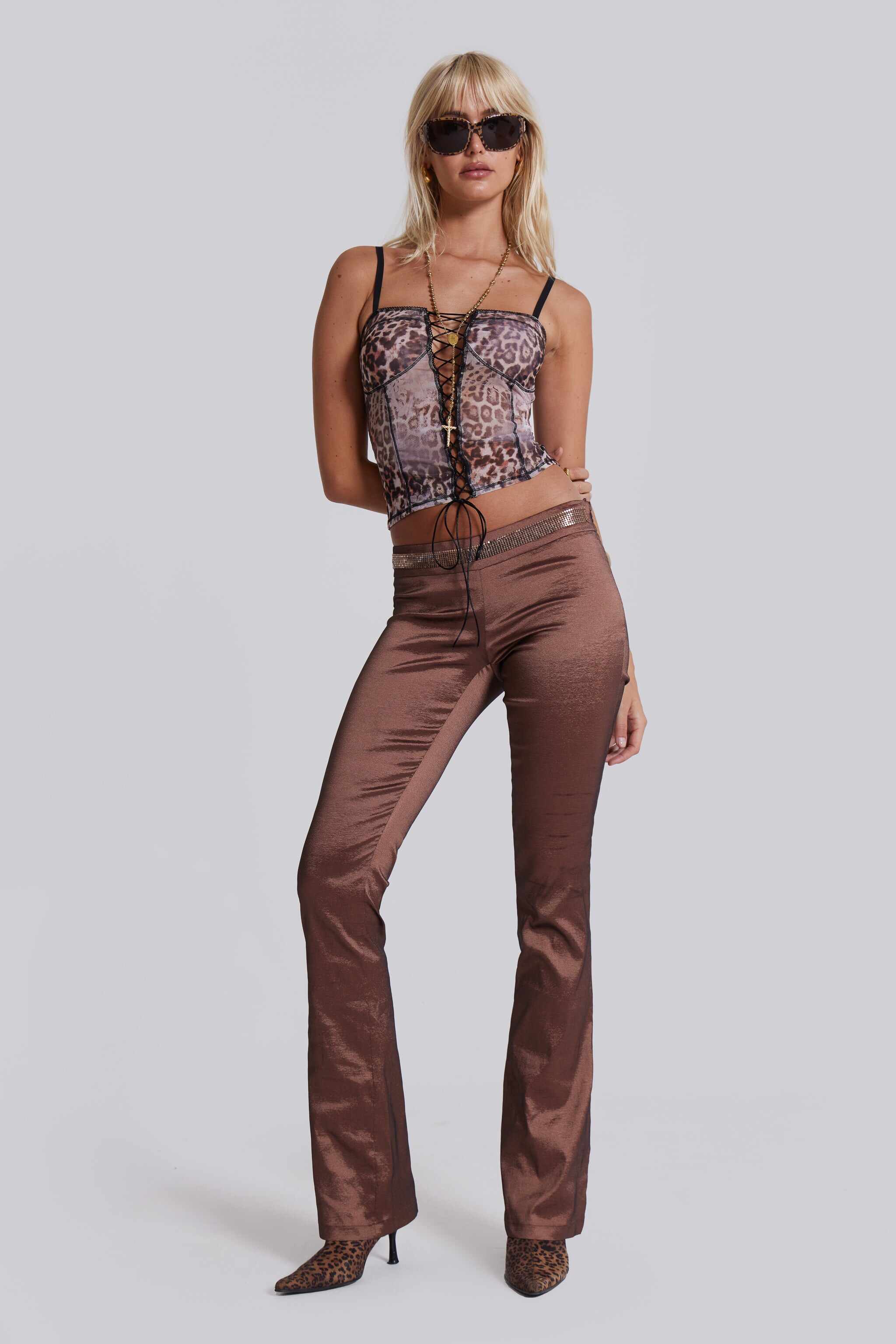 Zelda Lace Up Corset Top