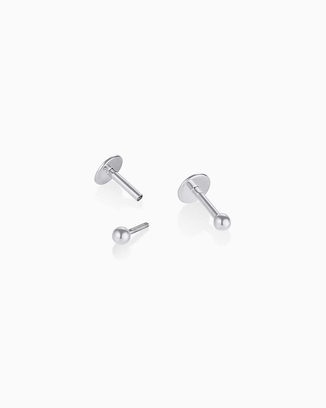 14k Gold Newport Flat Back Studs
