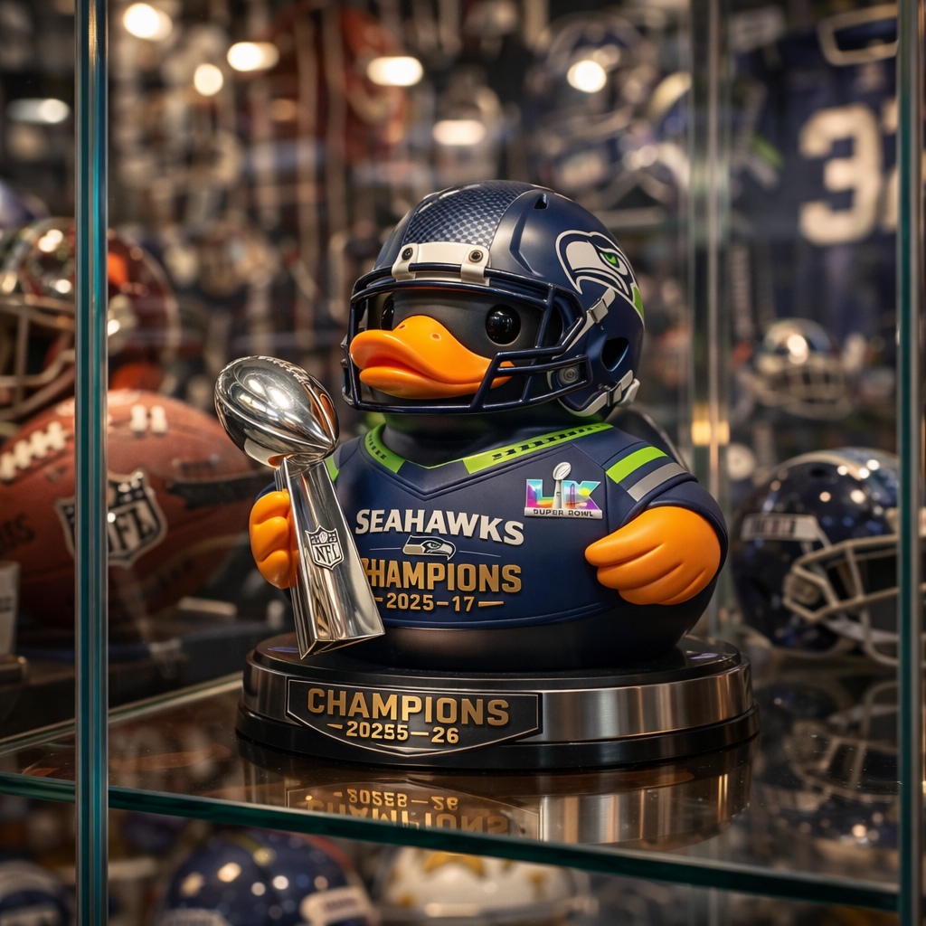 [PRE-ORDER]Seattle Seahawks Super Bowl Champion Collectible Duck