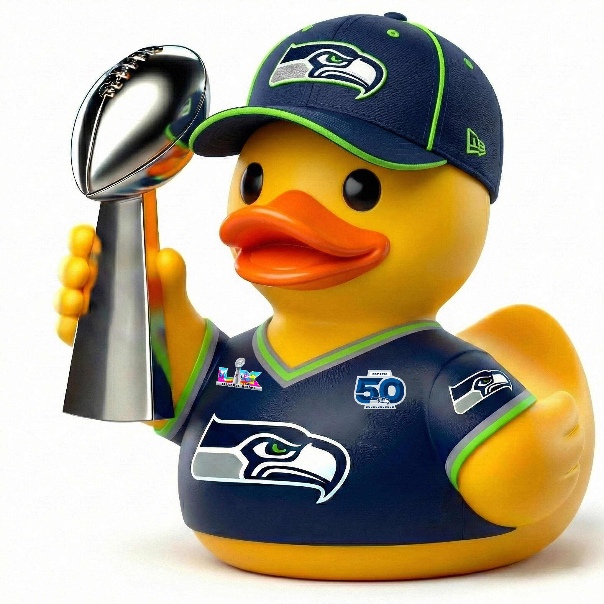 Seattle Seahawks Super Bowl Champion Duck