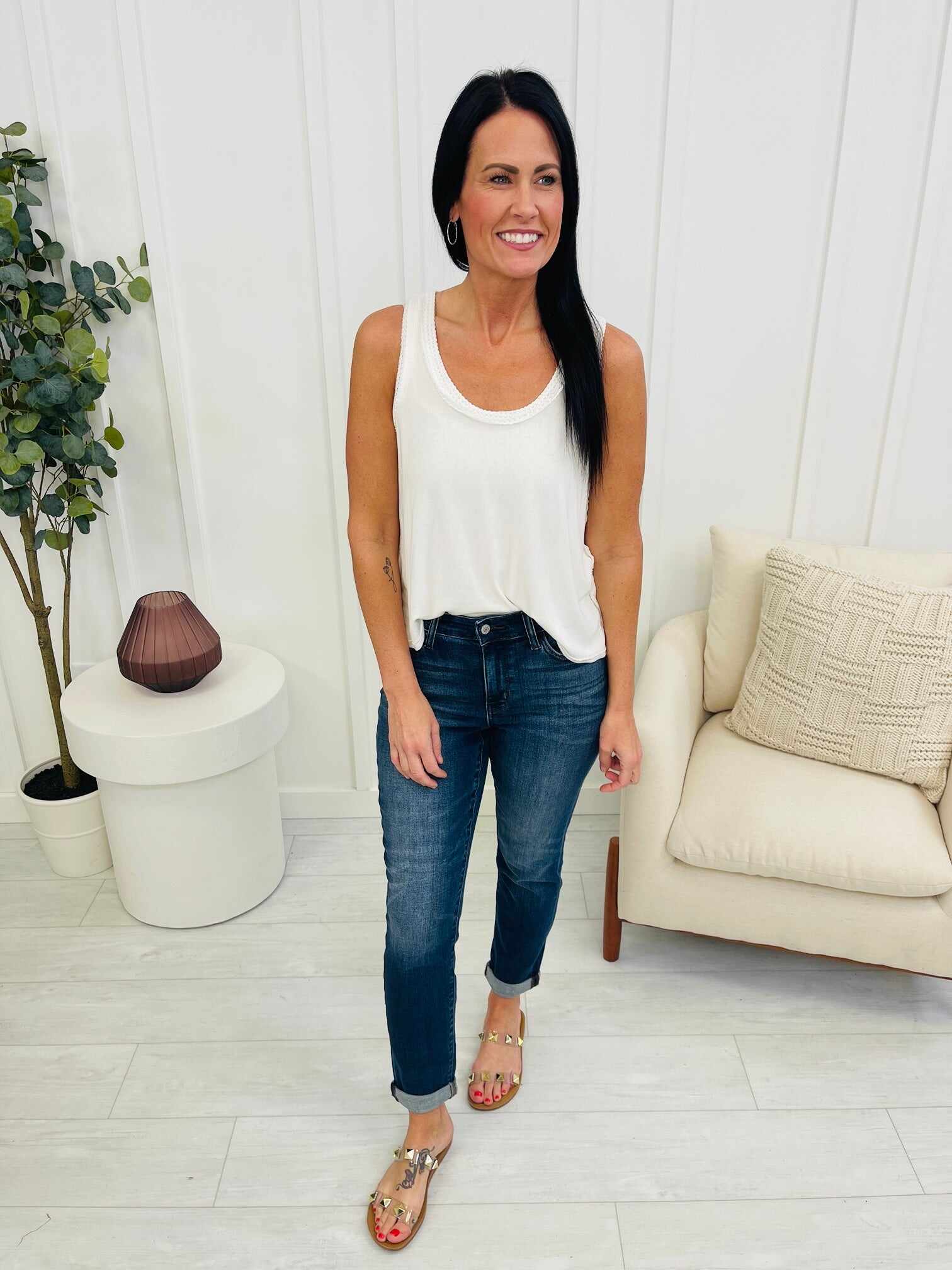 RESTOCK! Plus/Reg Simply Perfect Non Distressed Slim Fit Jeans