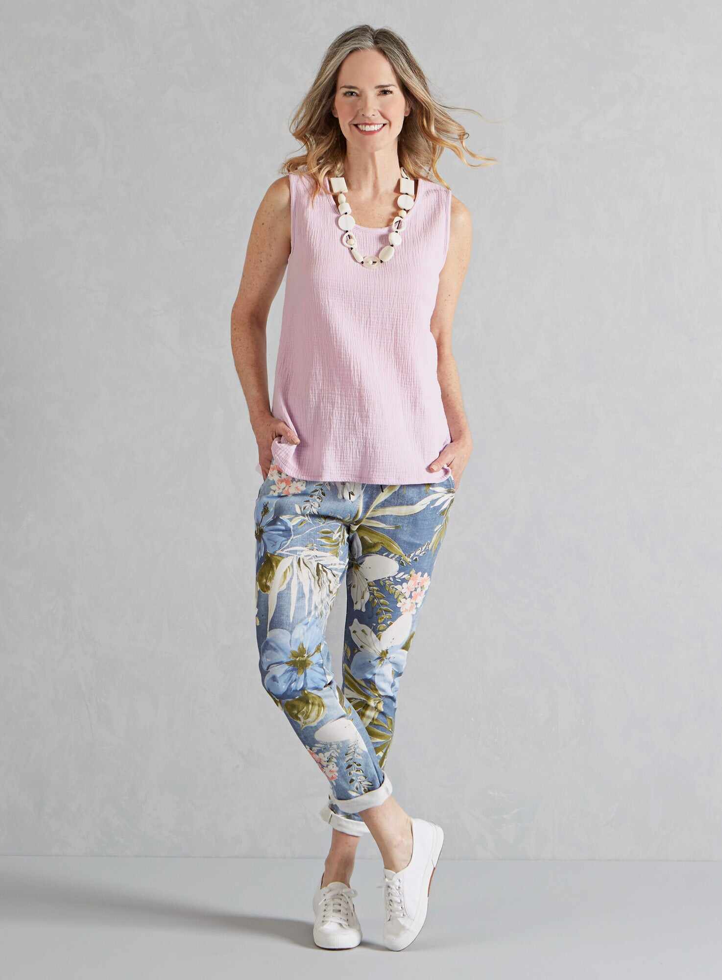 Cotton Ripple Tank Top