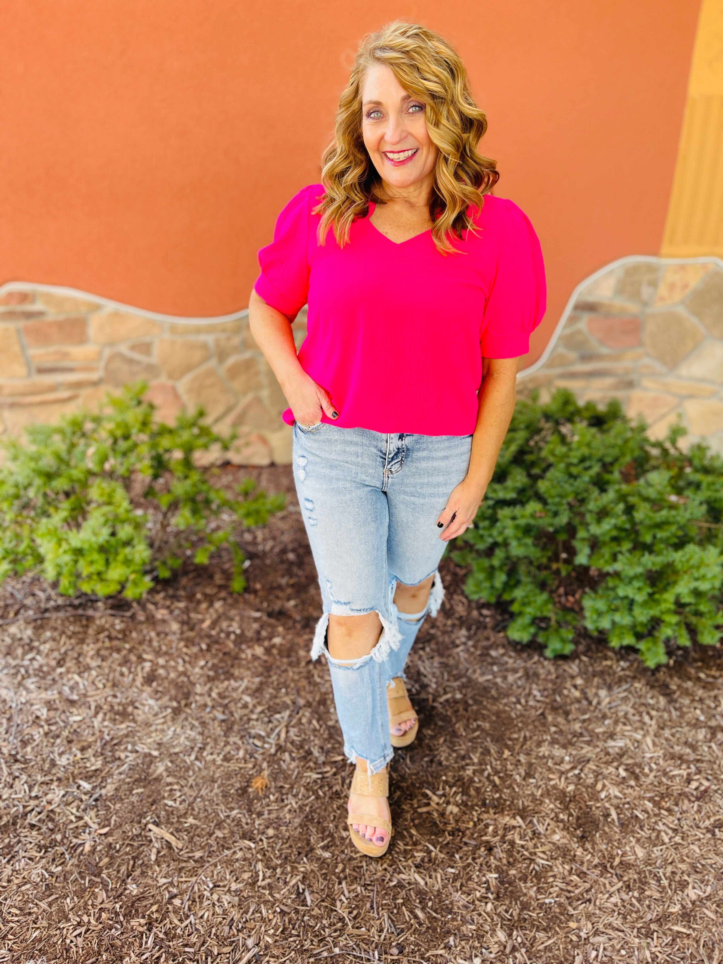 RESTOCK! Lovervet REG/CURVY You're My Lover Cropped Straight Leg Jeans