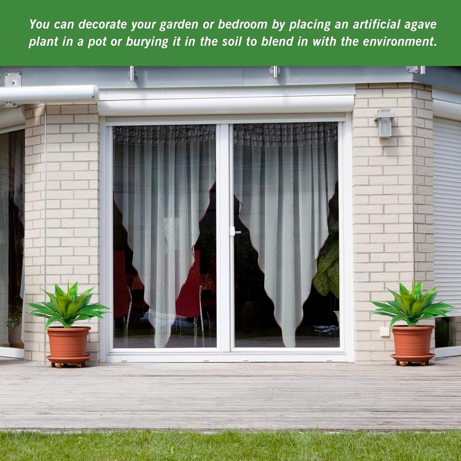 🔥On Sale🔥Large UV Resistant Artificial Agave Plants