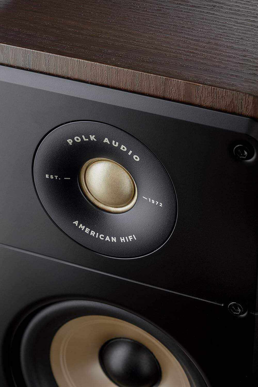Polk Audio Signature Elite ES20 Bookshelf Speaker - Hi-Res Audio Certified,Dolby Atmos & DTS:X Compatible, 1